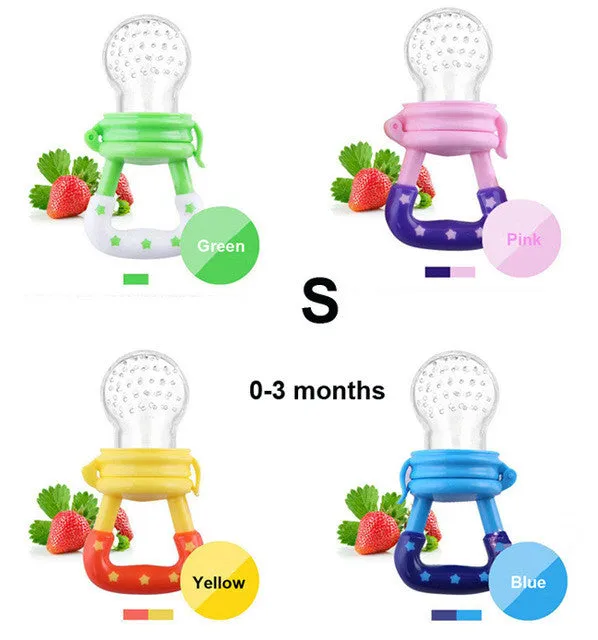 10 Pcs Baby Pacifier Fresh Food Milk Nibbler Feeder Kids Nipple Feeding Safe Baby Supplies Nipple Teat Pacifier Bottles