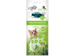 AFP Green Rush-Catnip Powder Pouch with Toy