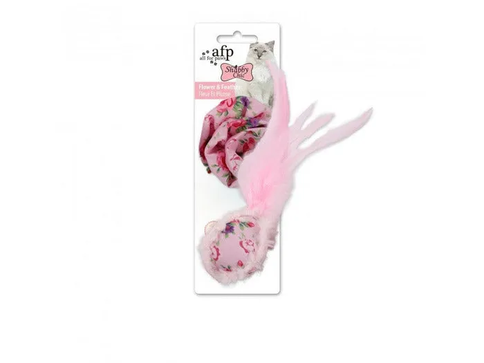 AFP Shabby Chic - Flower and Feather Balls (2 pack)