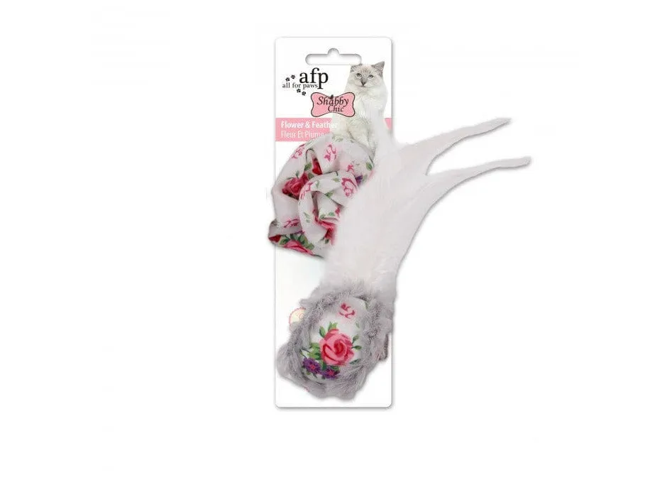 AFP Shabby Chic - Flower and Feather Balls (2 pack)