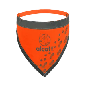 Alcott Visibility Dog Bandana Neon Orange