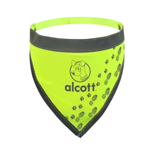 Alcott Visibility Dog Bandana Neon Yellow