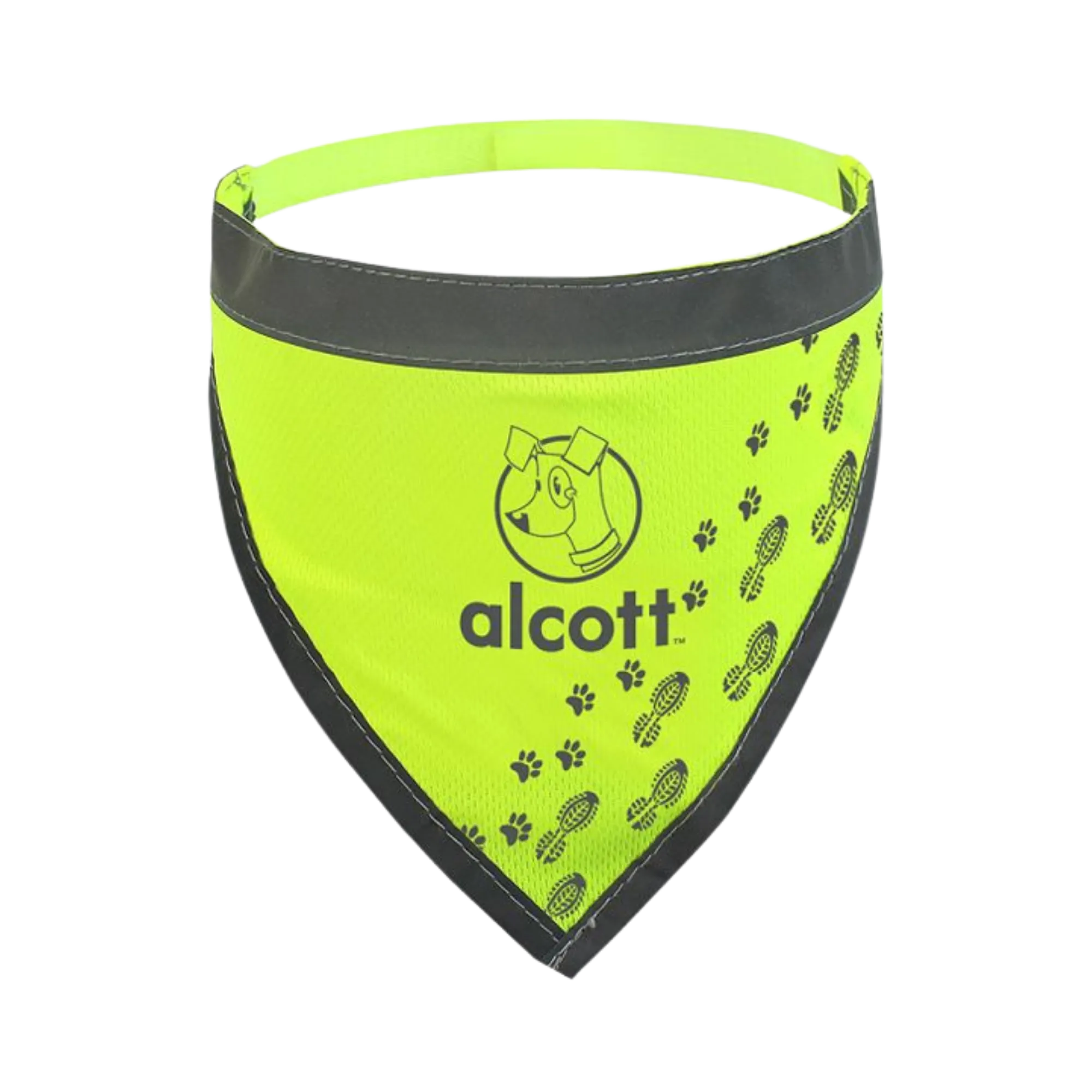 Alcott Visibility Dog Bandana Neon Yellow