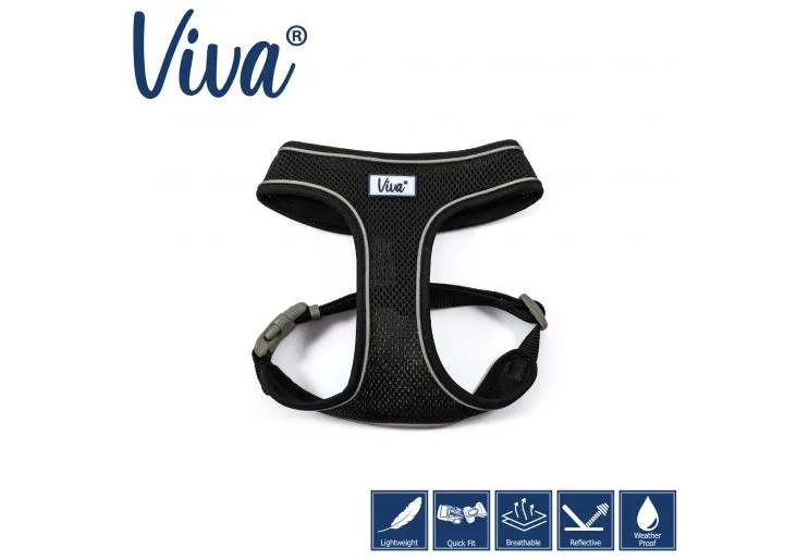 Ancol - Viva Comfort Mesh Harness - Blue - Large (53-74cm)