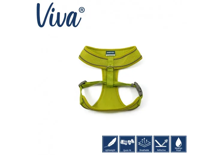 Ancol - Viva Comfort Mesh Harness - Hi-Vis - Small (34-45cm)