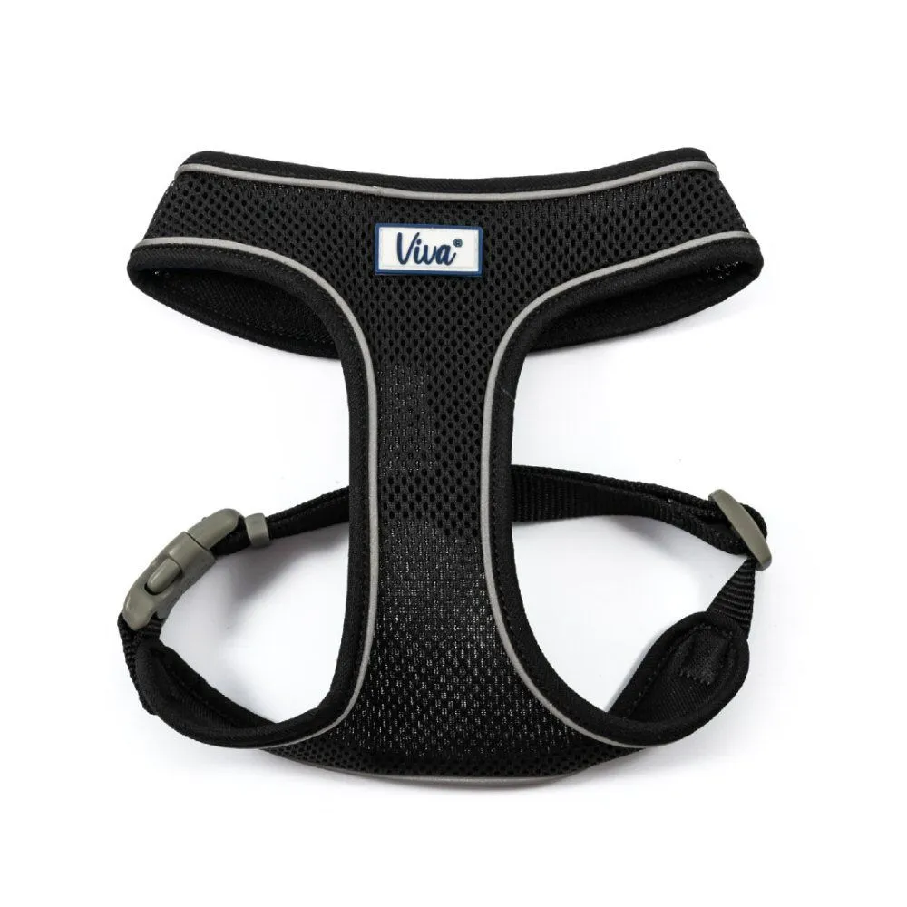 Ancol Viva Medium Black Comfort Mesh Dog Harness