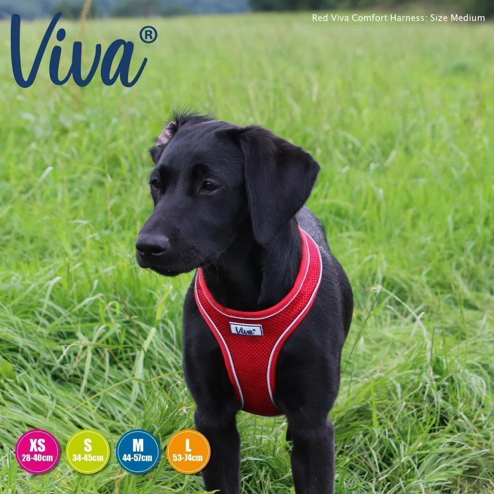 Ancol Viva Small (34-45cm) Red Comfort Mesh Dog Harness