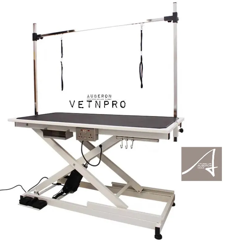 Auberon VetnPro SuperLo Electric Lift Grooming Table •Choose your fave colour! Includes PowerPoints USB Ports   more! 30cm lowest height