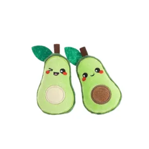 Avocado Crazy Plush Cat Toy 2pk