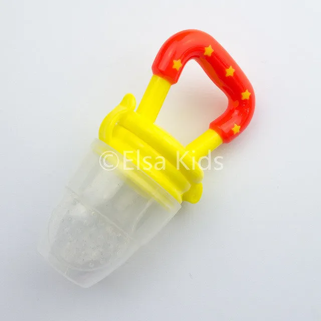 Baby Pacifier Fresh Food Feeder with Cap Feeding Bottles Kids Nipple Safe Supplies  BPA Free 1pc