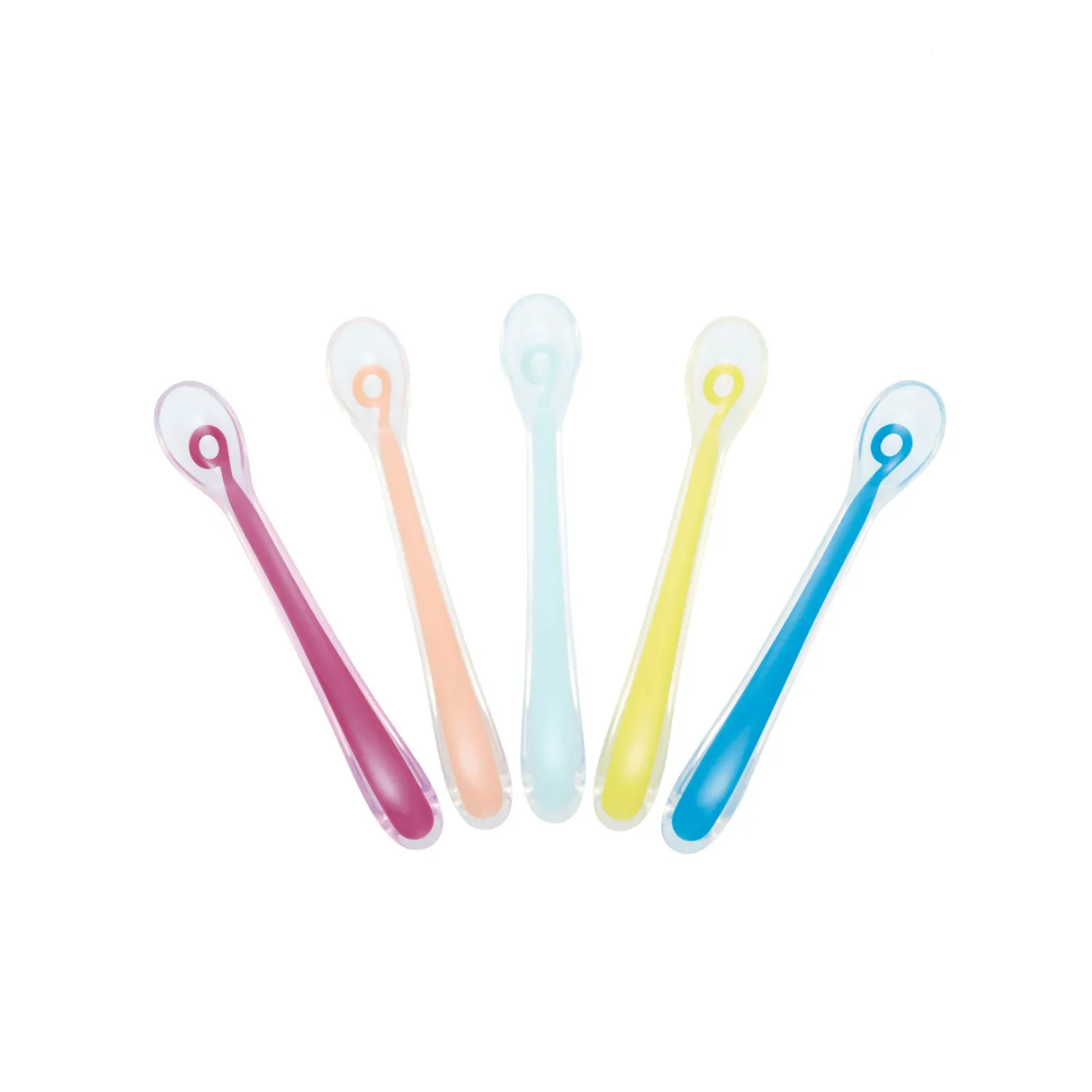 Babymoov 1st Age Silicone Spoon 6m  (Set of 5)