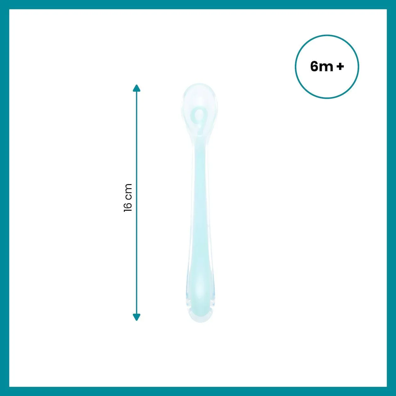 Babymoov 1st Age Silicone Spoon 6m  (Set of 5)