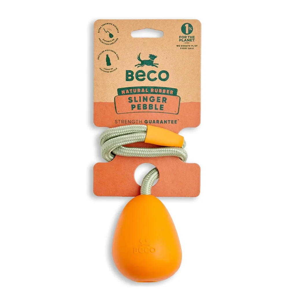 Beco Pets - Natural Rubber Slinger Pebble Dog Toy