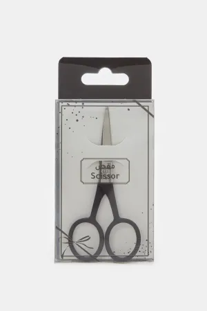 Black Plain Stainless Steel Scissor