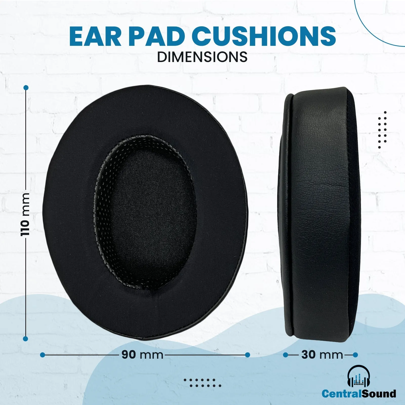 Bose Aviation Headset A20 X A10 Premium XL Memory Foam Replacement Ear Pad Cushions by CentralSound