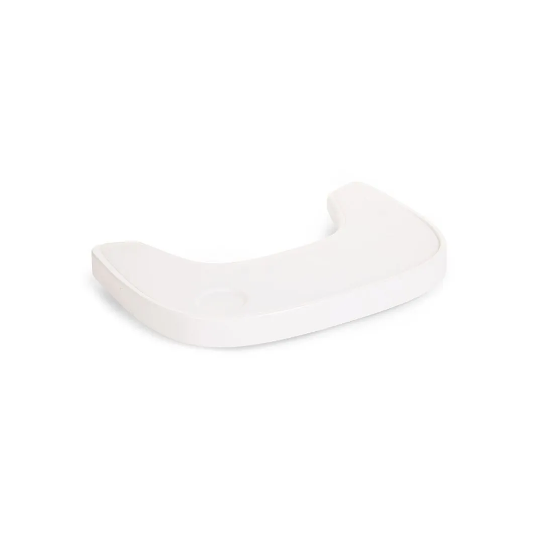 Childhome Evolu Feeding Tray Abs White   Silicone Placement