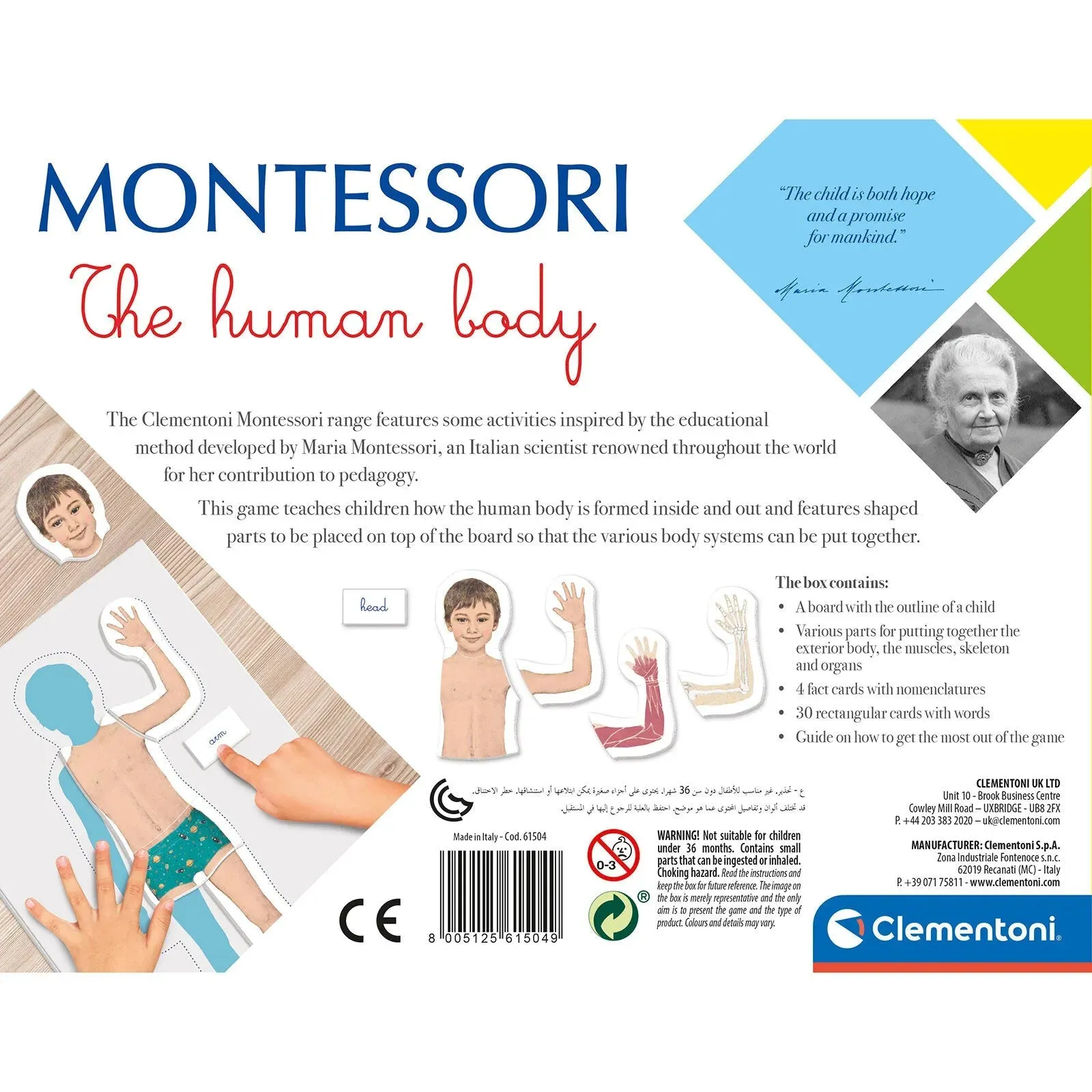 Clementoni Montessori - Human Body