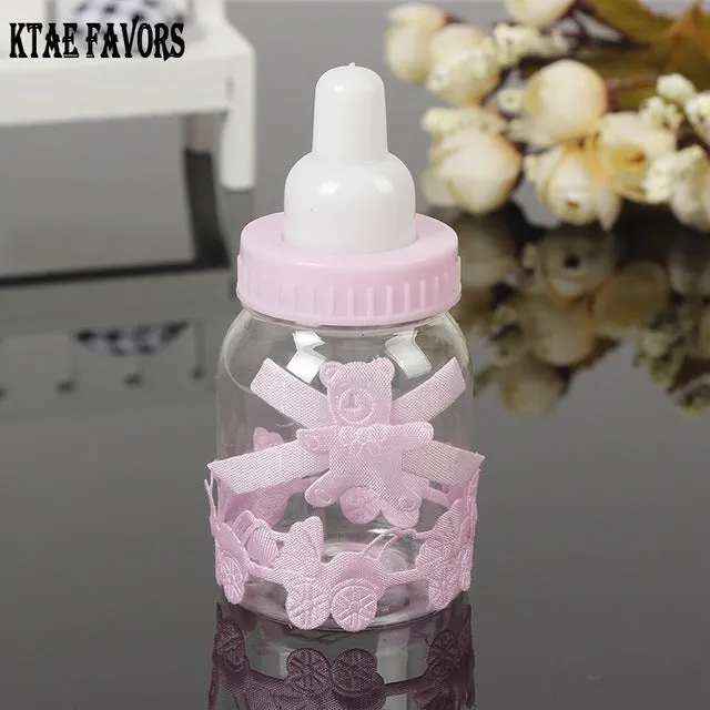 Cute Feeding Bottle Baby Shower Party Favors Box