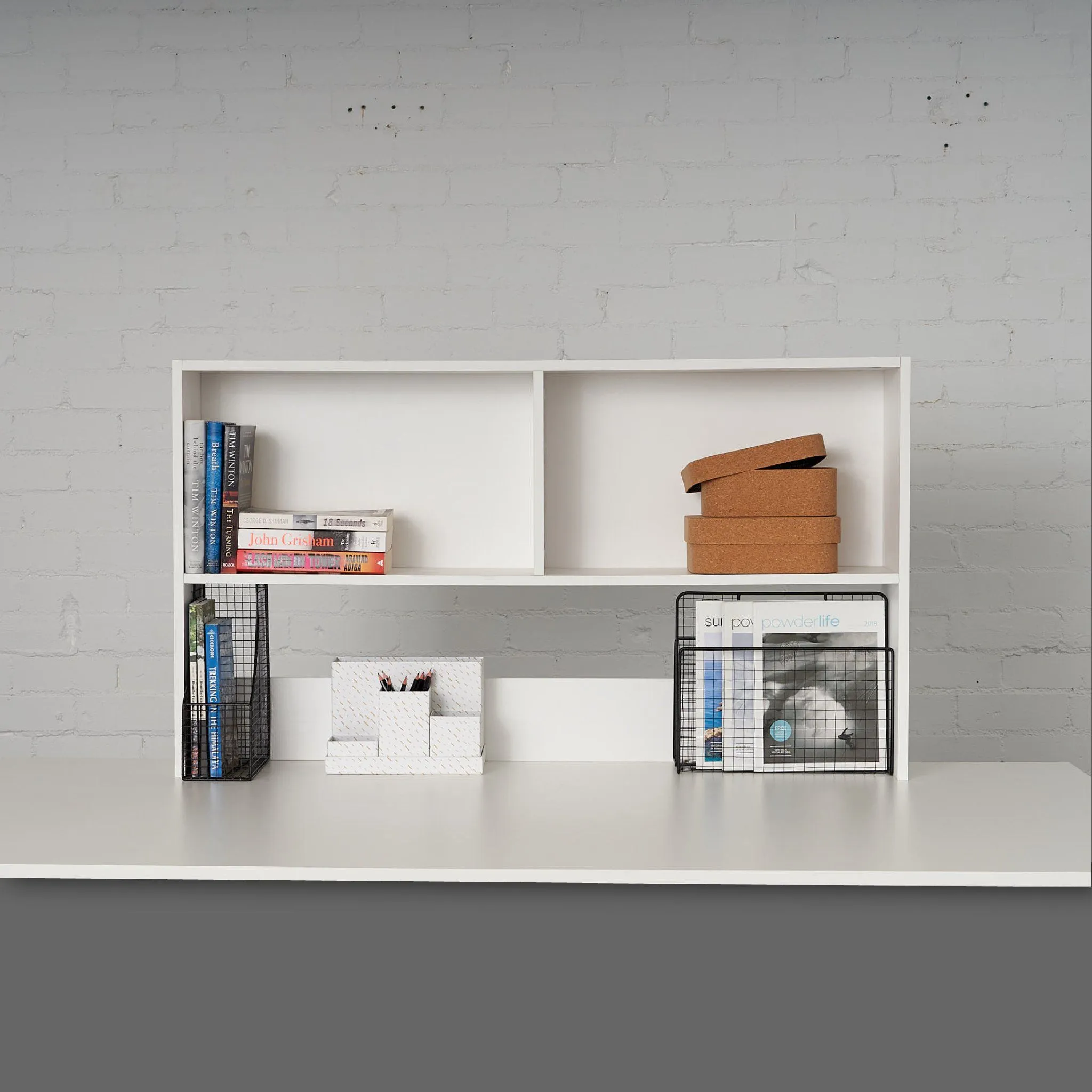 Double Loft Bed Bench-Desk Space Saver