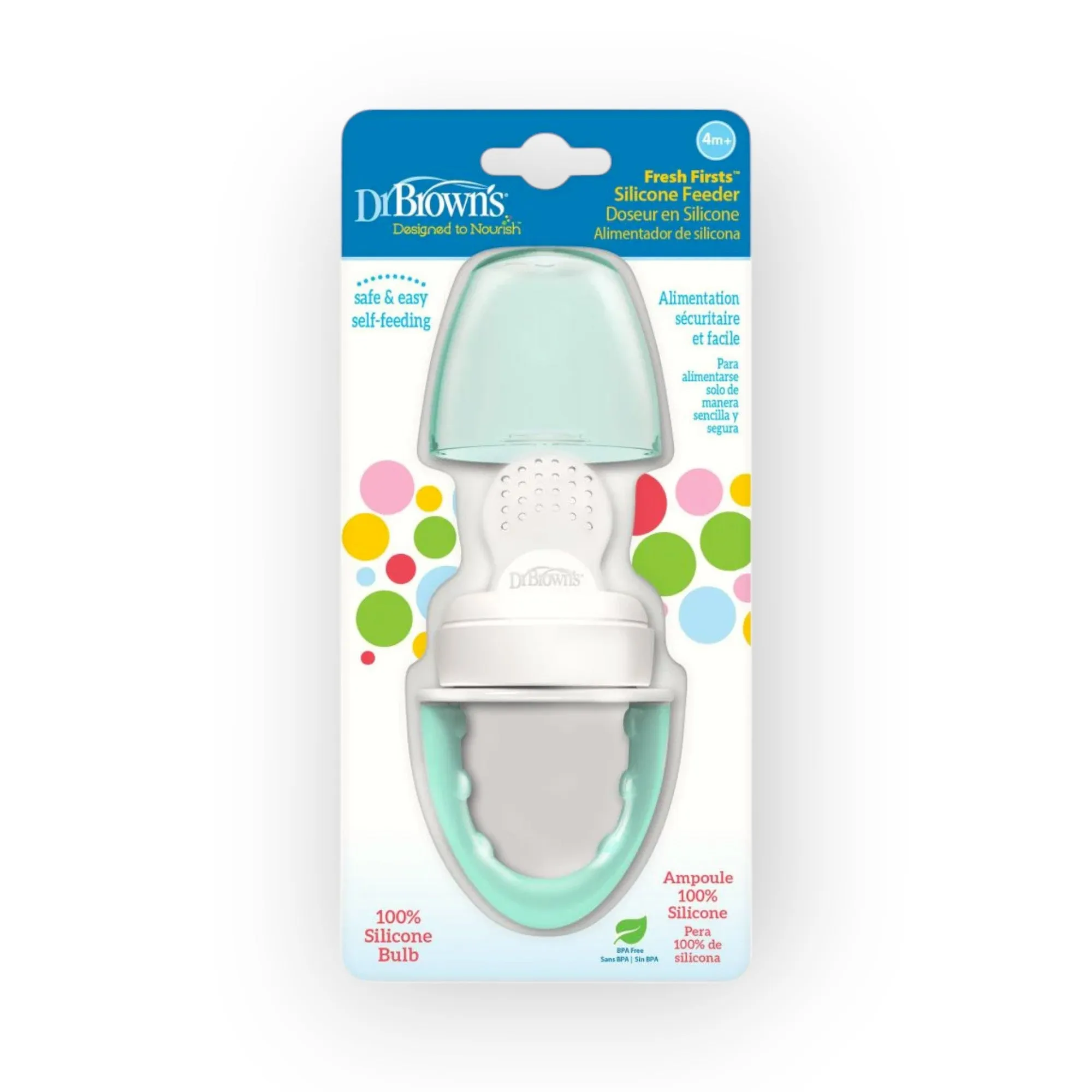 Dr. Brown's Fresh First Silicone Feeder, Mint