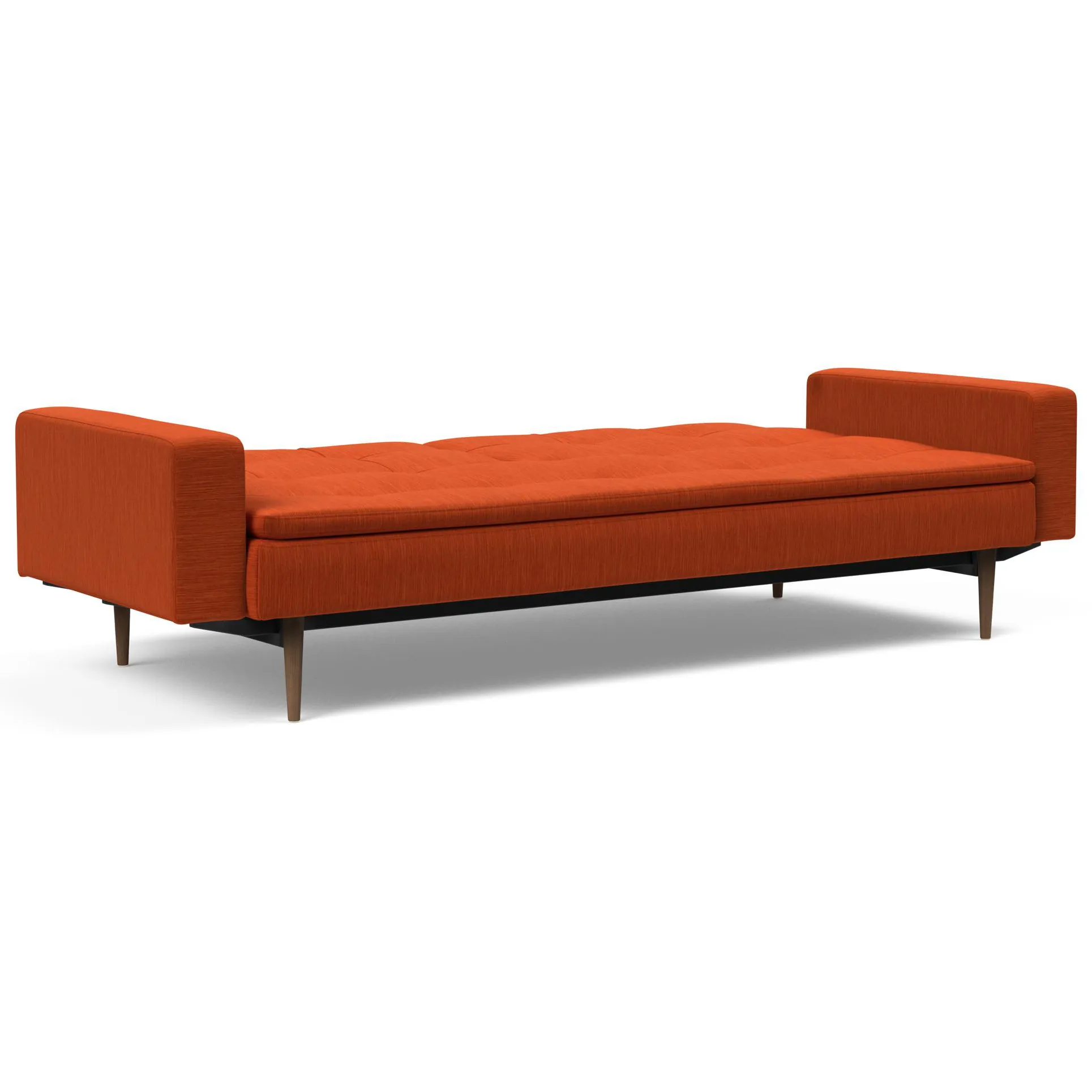 Dublexo Styletto Sofa Bed Dark Wood With Arms