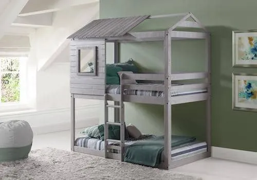 Emma Gray Playhouse Bunk Bed