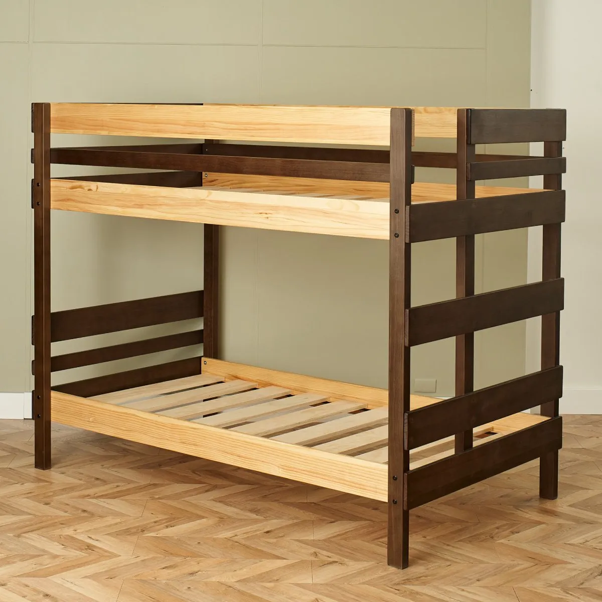 End Ladder Bunk Bed with Trundle Bed