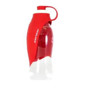 EzyDog Leaf Water Bottle Red