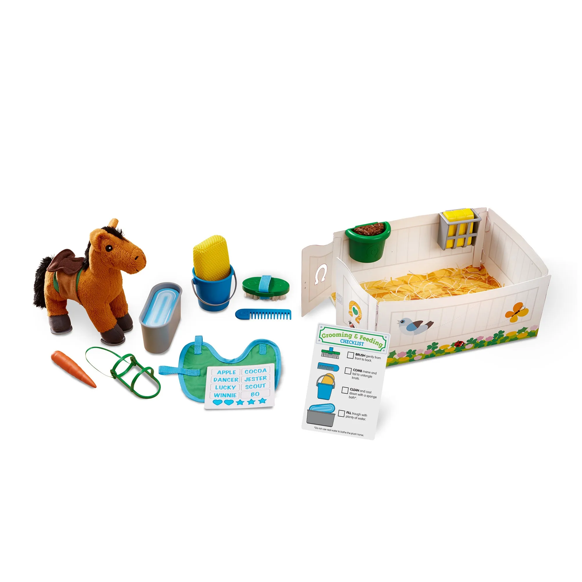 Feed & Groom Horse Care Play Set