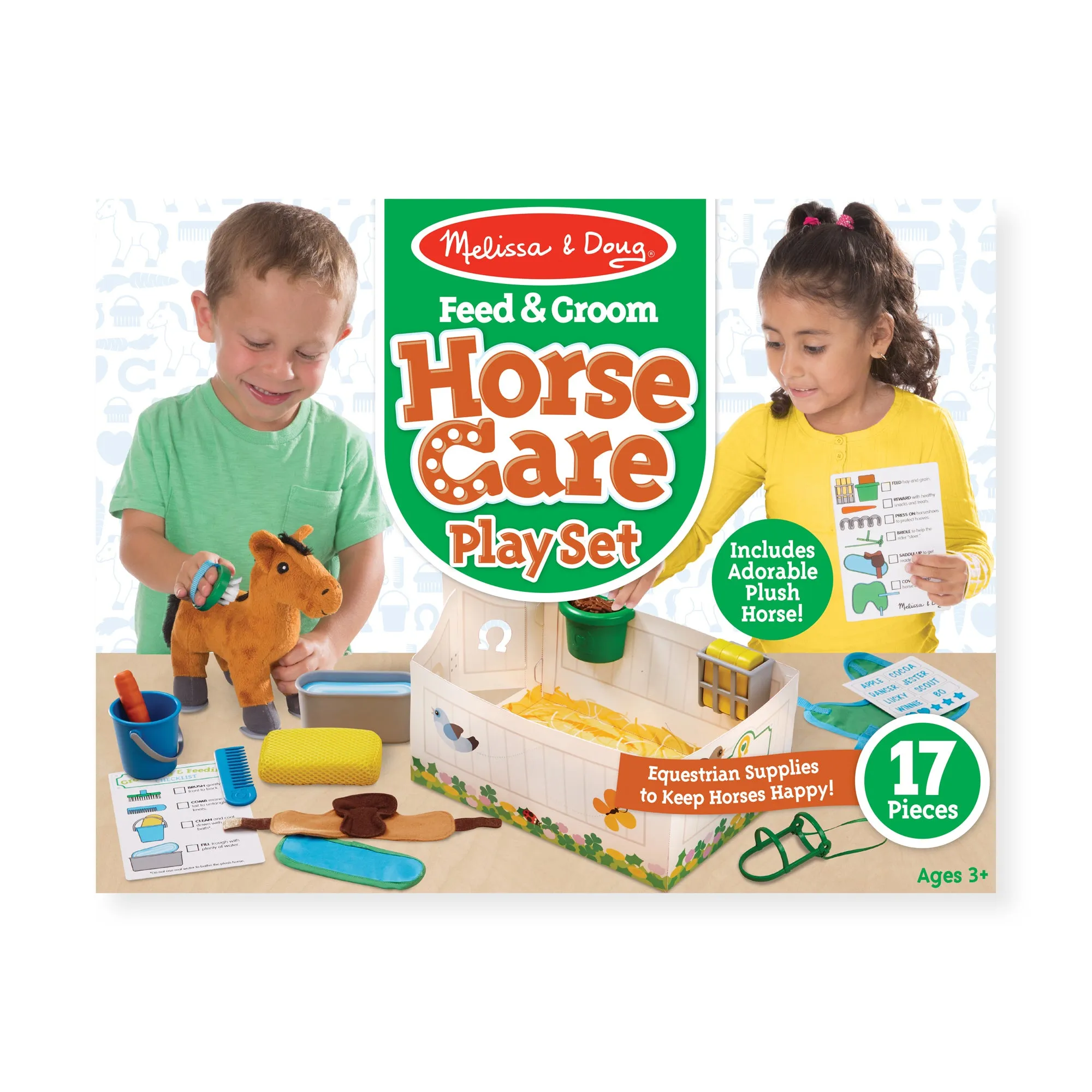 Feed & Groom Horse Care Play Set