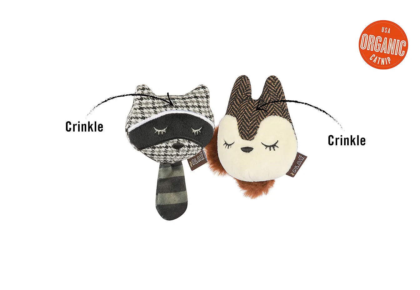 Feline Frenzy Bandit Buddies Toy Set