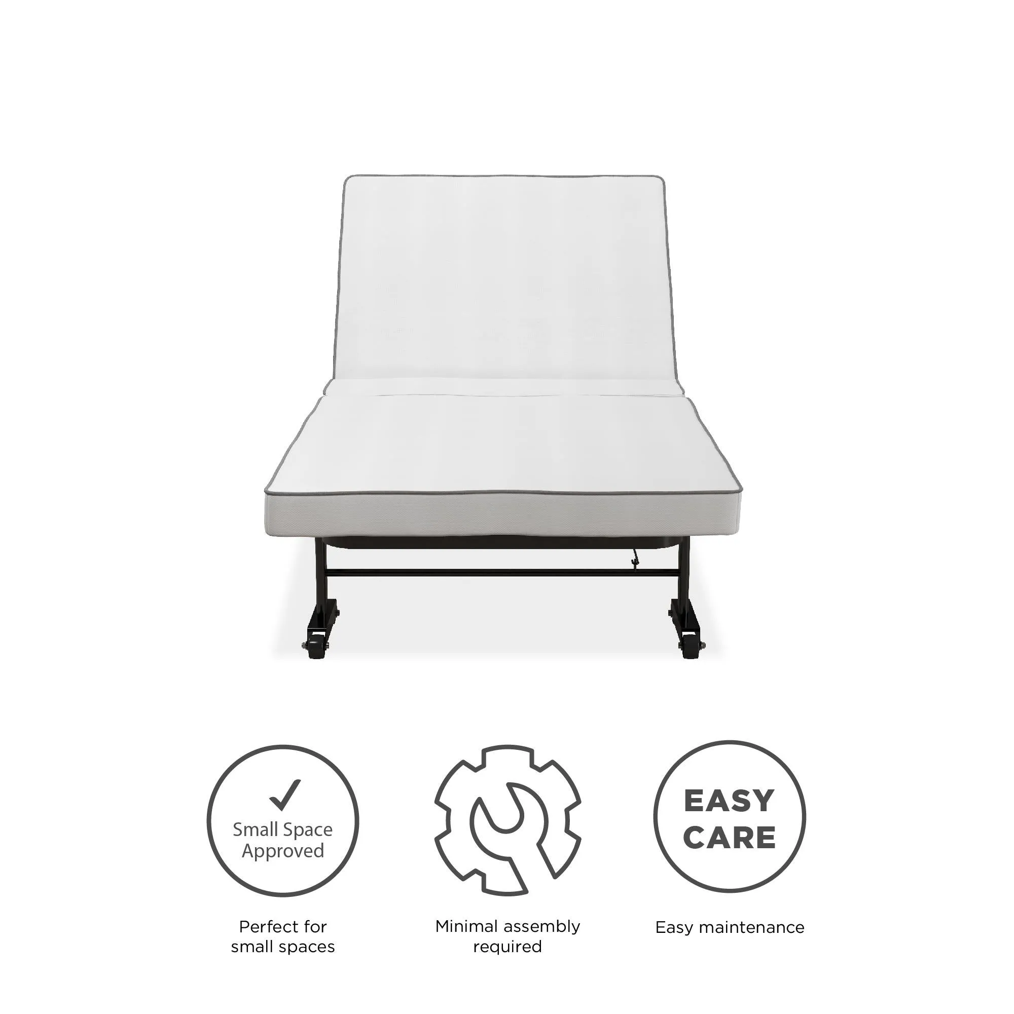 Folding Guest Bed With Memory Foam