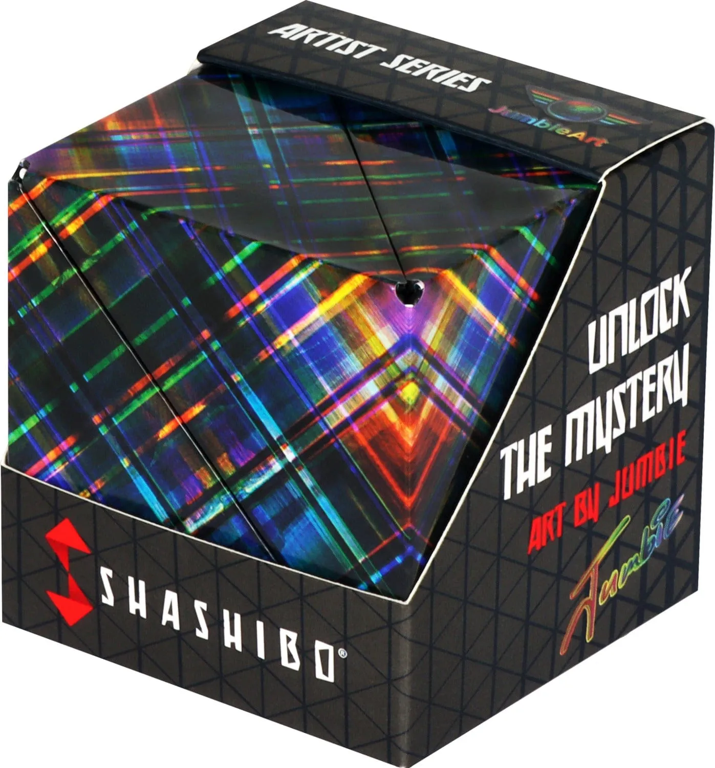 Fun In Motion Shashibo Disco Plaid - Magnetic Puzzle Cube