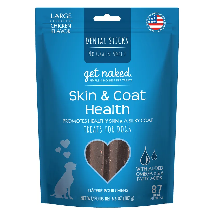 Get Naked® Skin & Coat Health Dog Dental Chew Sticks