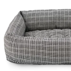 Heather Taylor Home x TFD Soho Black Bolster Dog Bed