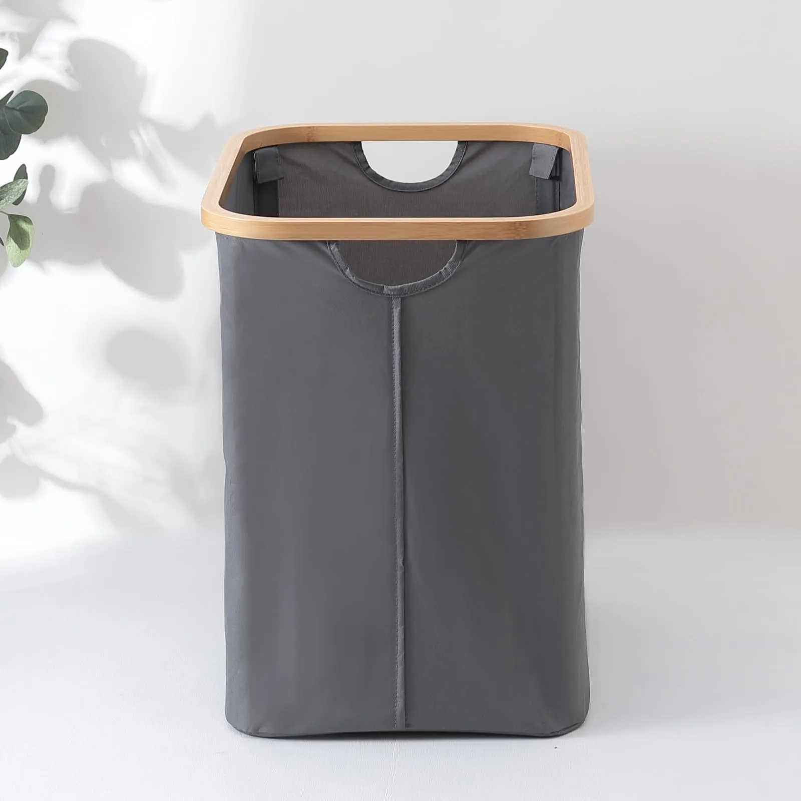 Homestic Laundry Basket For Clothes|Foldable Laundry Hamper|Basket For Toys, Dirty clothes, Storage "45 LTR" (Grey)