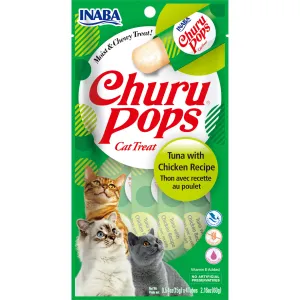 Inaba Cat Treat Churu Pops Tuna With Chicken 60g