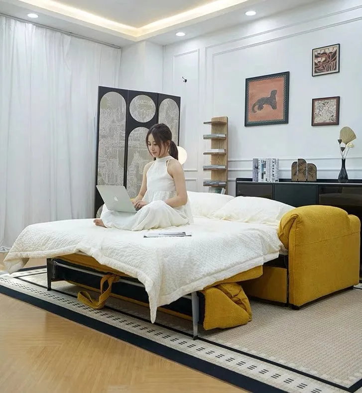 Joan Foldable Sofa Bed with Mattress