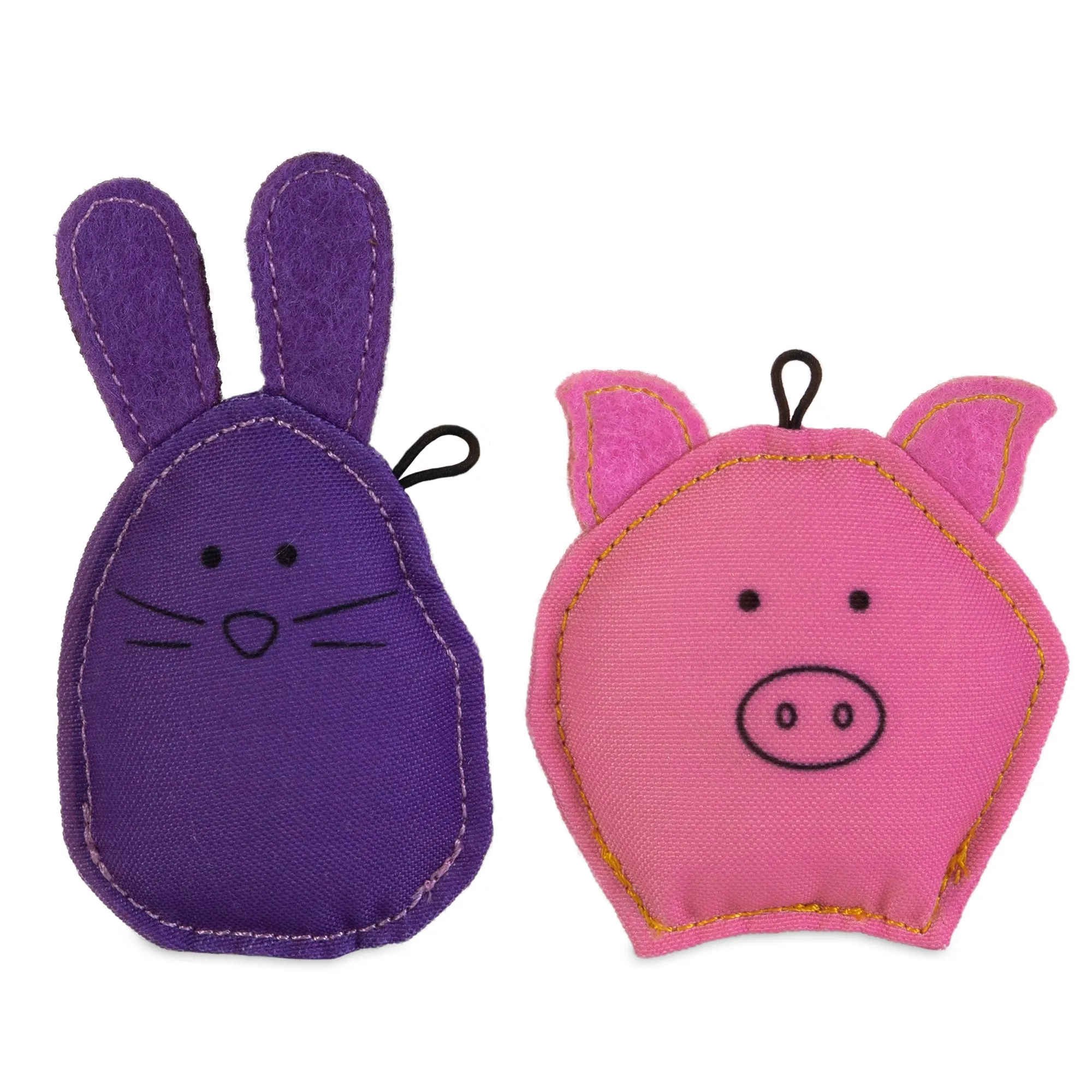 JW Pig-ee & Bunn-ee Catnip Cat Toy Combo