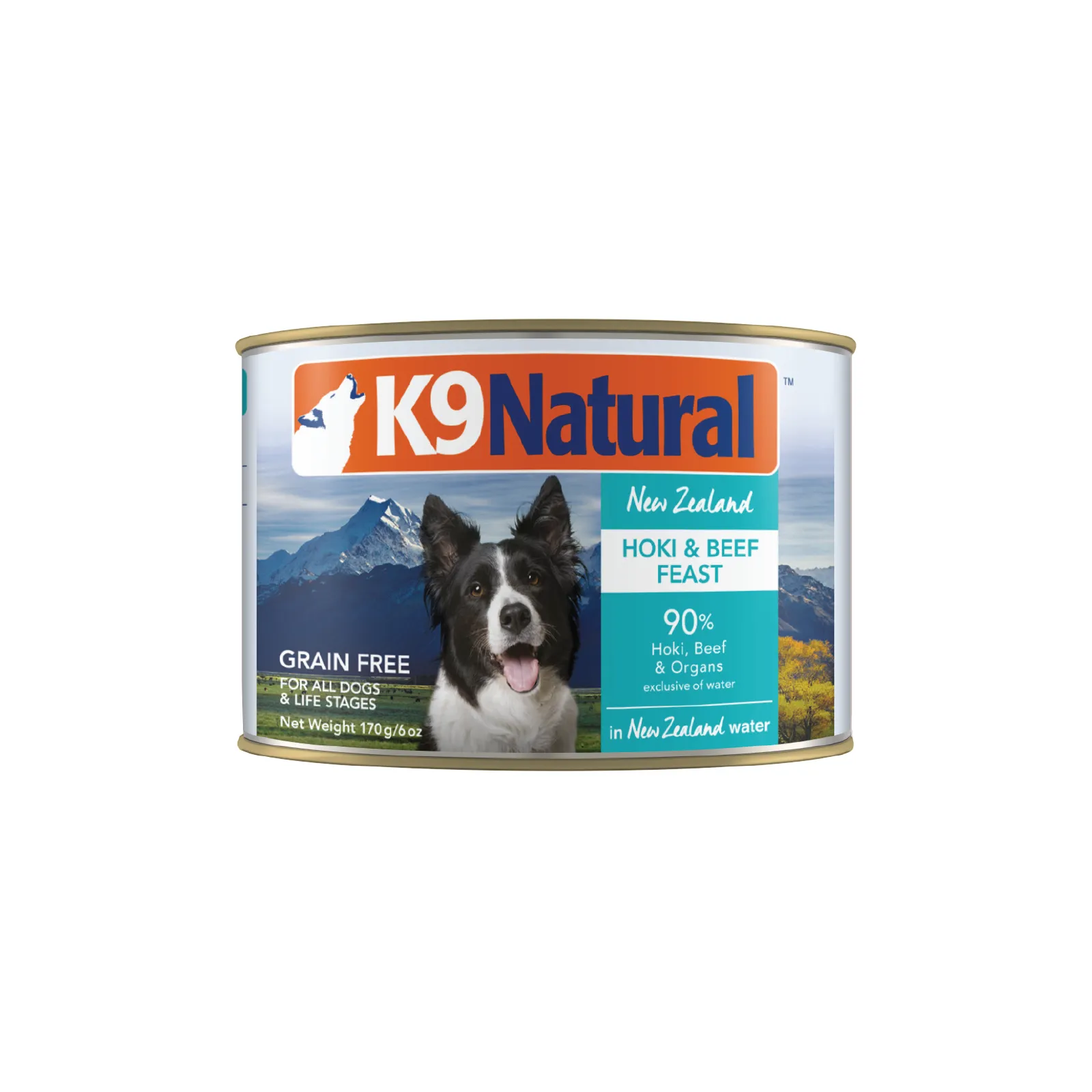 K9 Natural BPA Free & Gelatin Free Canned Dog Food Hoki & Beef