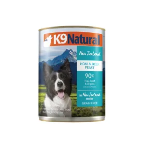 K9 Natural BPA Free & Gelatin Free Canned Dog Food Hoki & Beef