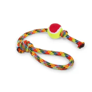 Kazoo Braided Rope Sling Tennis Ball Large Dog Toy