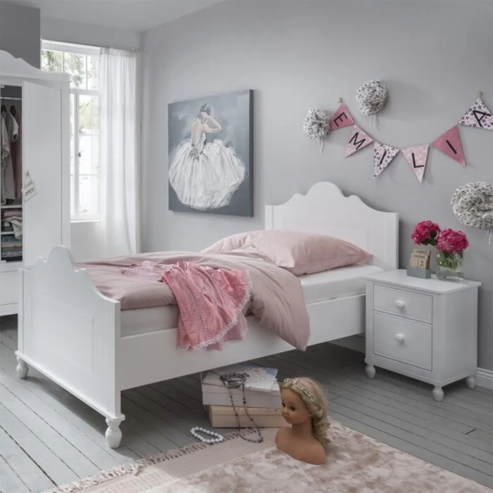 Kidz Beds - Klaudia Single Bed in White