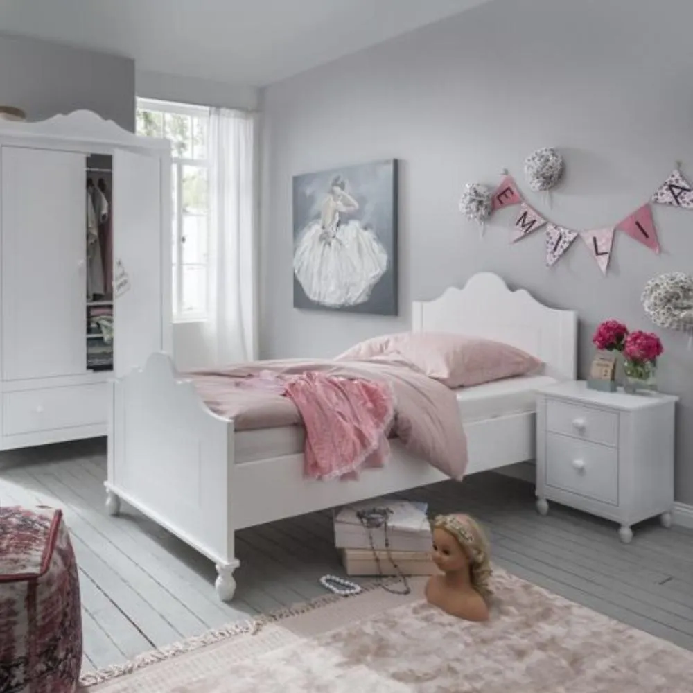 Kidz Beds - Klaudia Single Bed in White