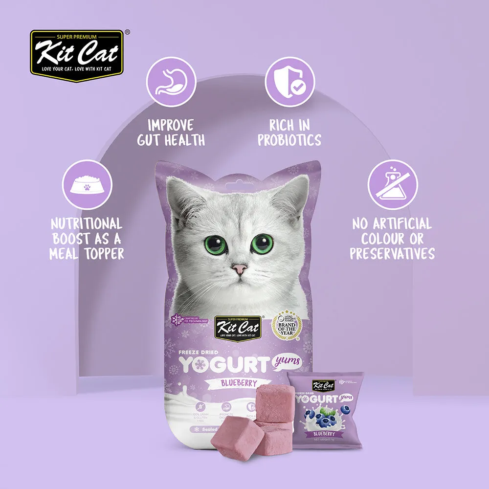 KitCat Cat Freeze-Dried Yogurt Yums Blueberry 10g (1g x 10)