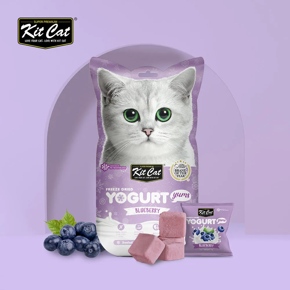 KitCat Cat Freeze-Dried Yogurt Yums Blueberry 10g (1g x 10)