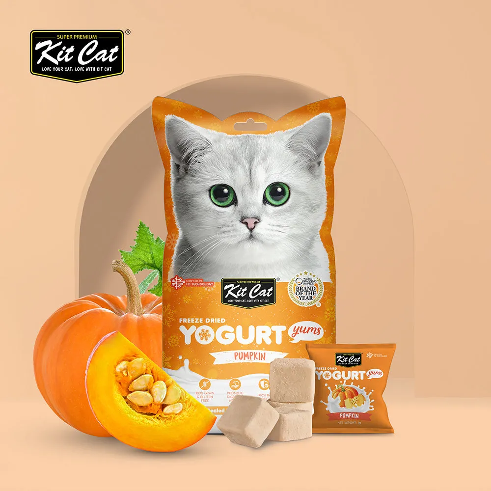 KitCat Cat Freeze-Dried Yogurt Yums Pumpkin 10g (1g x 10)