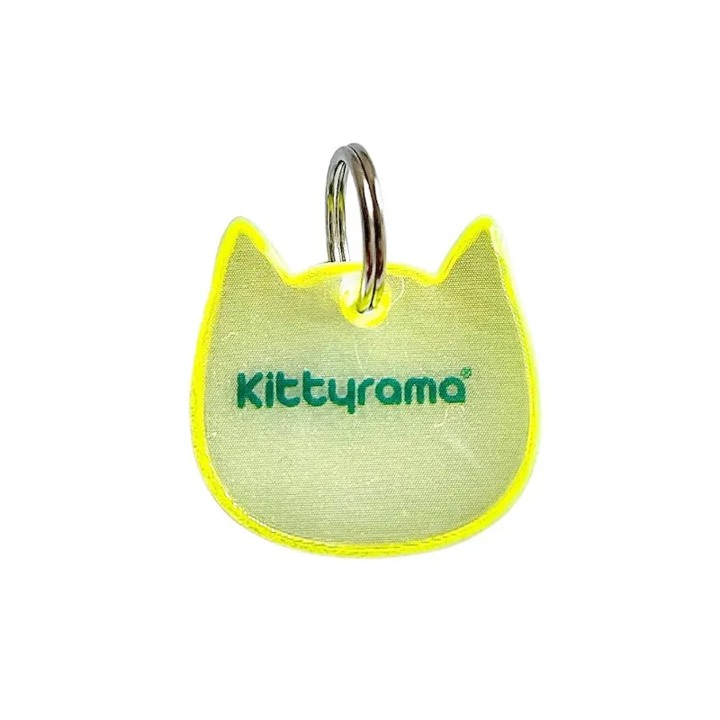 Kittyrama Reflective Ninja Cat Collar Charm (Choice of Colours)