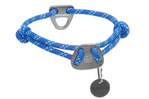 Stylish Knot-a-Collar Pet Collar in Blue Pool