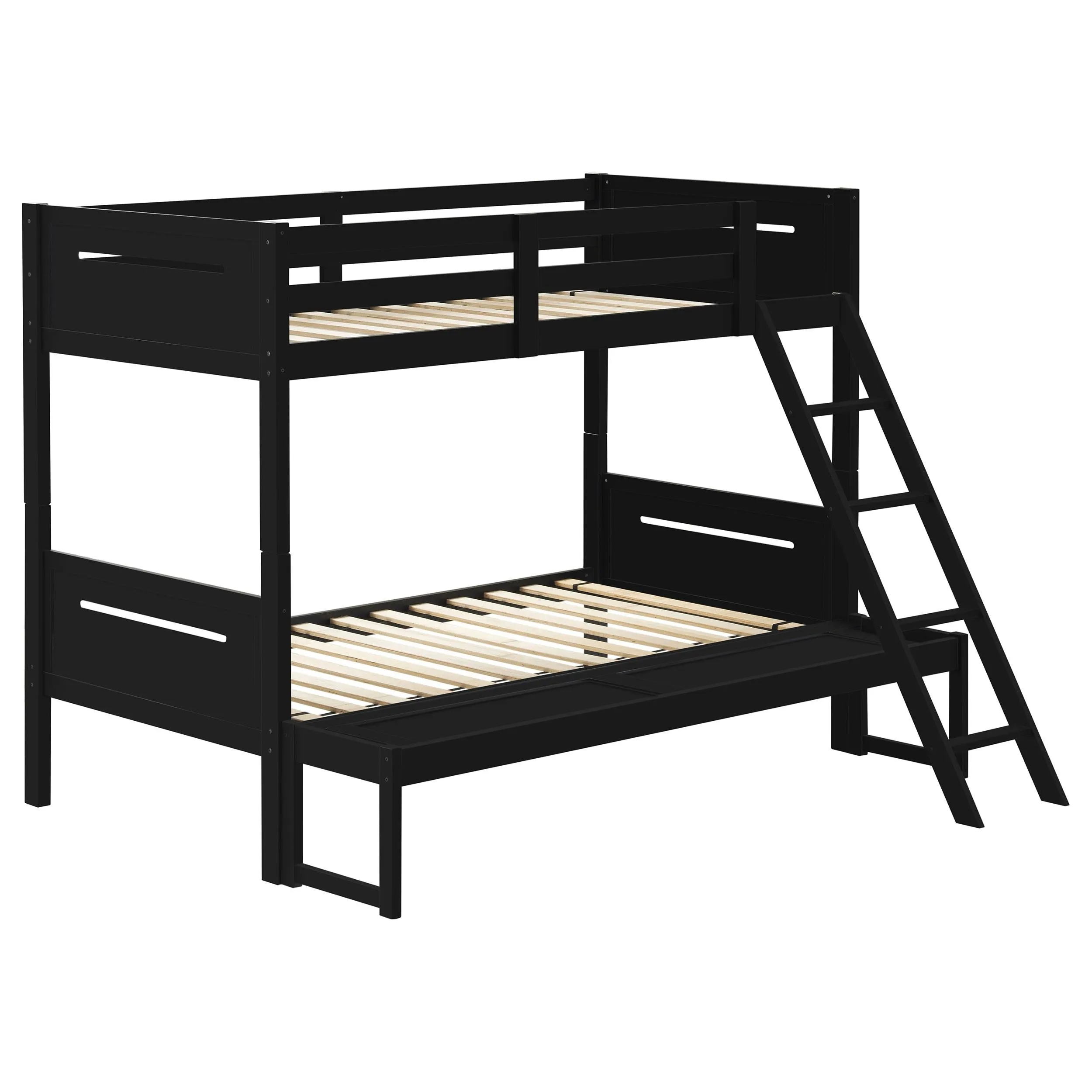 Littleton Twin Over Full Bunk Bed Black